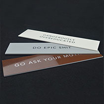 丝印亚克力面板