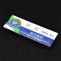 亞克力表面滴膠胸牌工作牌